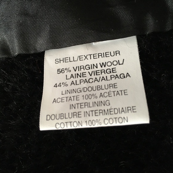 AGNONA Black Alpaca Spazzolino Teddy Bear Oversized Coat M to L - Picture 6 of 9